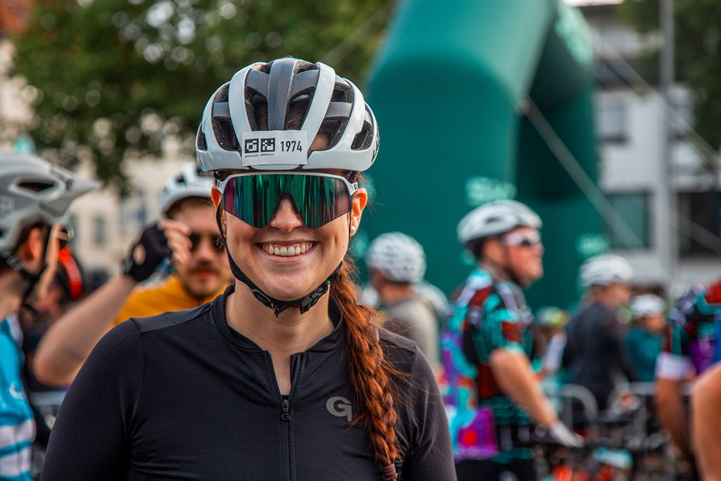 Michelle von Cycling Sunday im Startblock der Cycling Tour