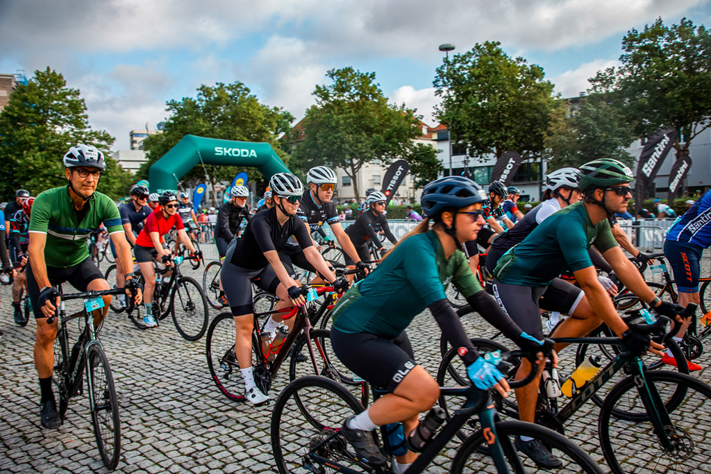 Start der Cycling Tour in Saarbrücken