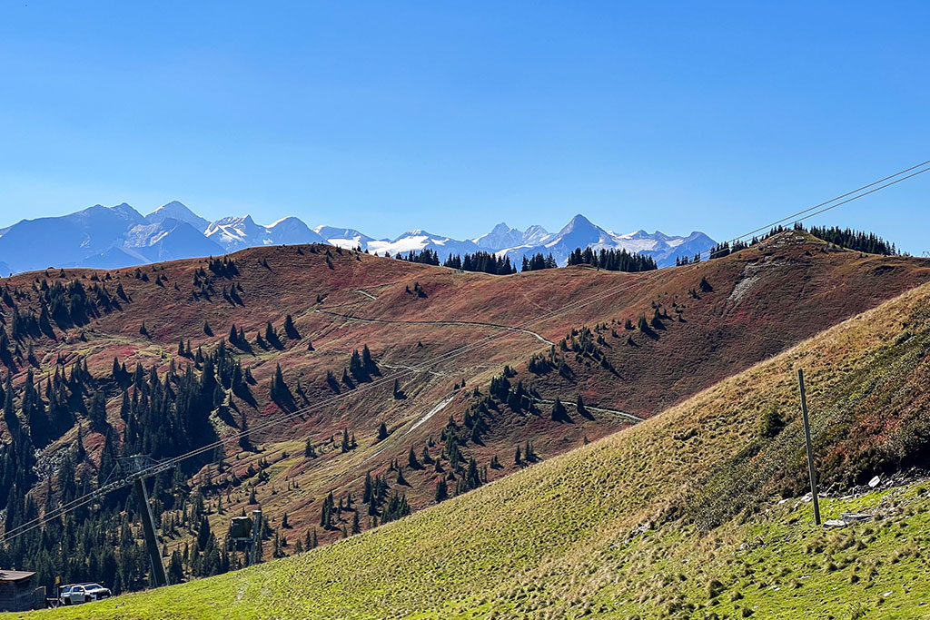 Bergpanorama Leogang